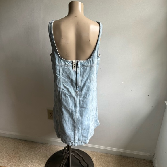NWT Madewell Denim A-Line Sleeveless Mini Dress - Picture 10 of 15